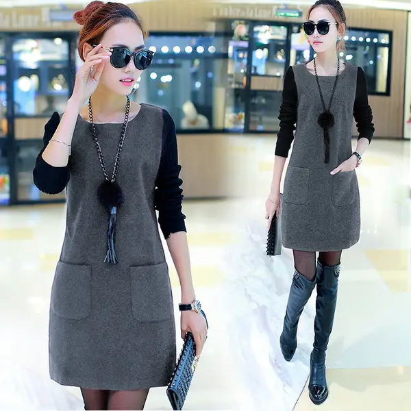 Red Velvet Padded Skirt for Women Winter Fashion - Image 4