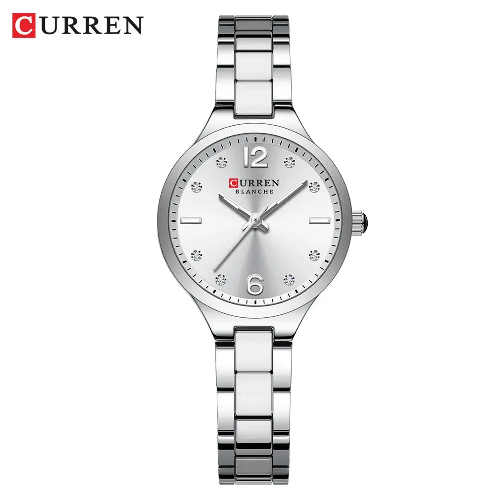 Curren Gold Plated Women's Quartz Watch with Diamond Dial - Image 3