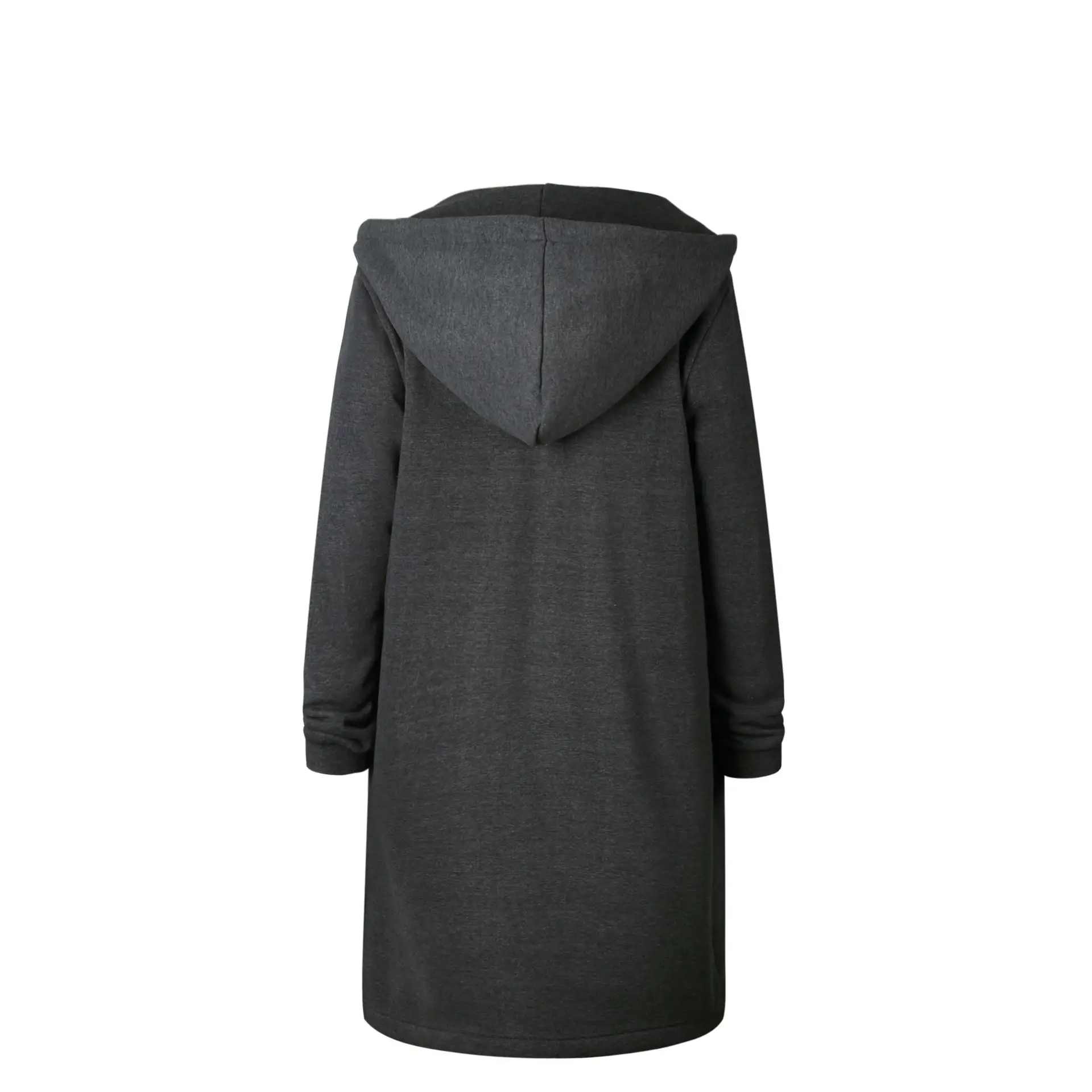 Women Winter Hooded Hoodie Navy Blue Long Sleeve — feature 19