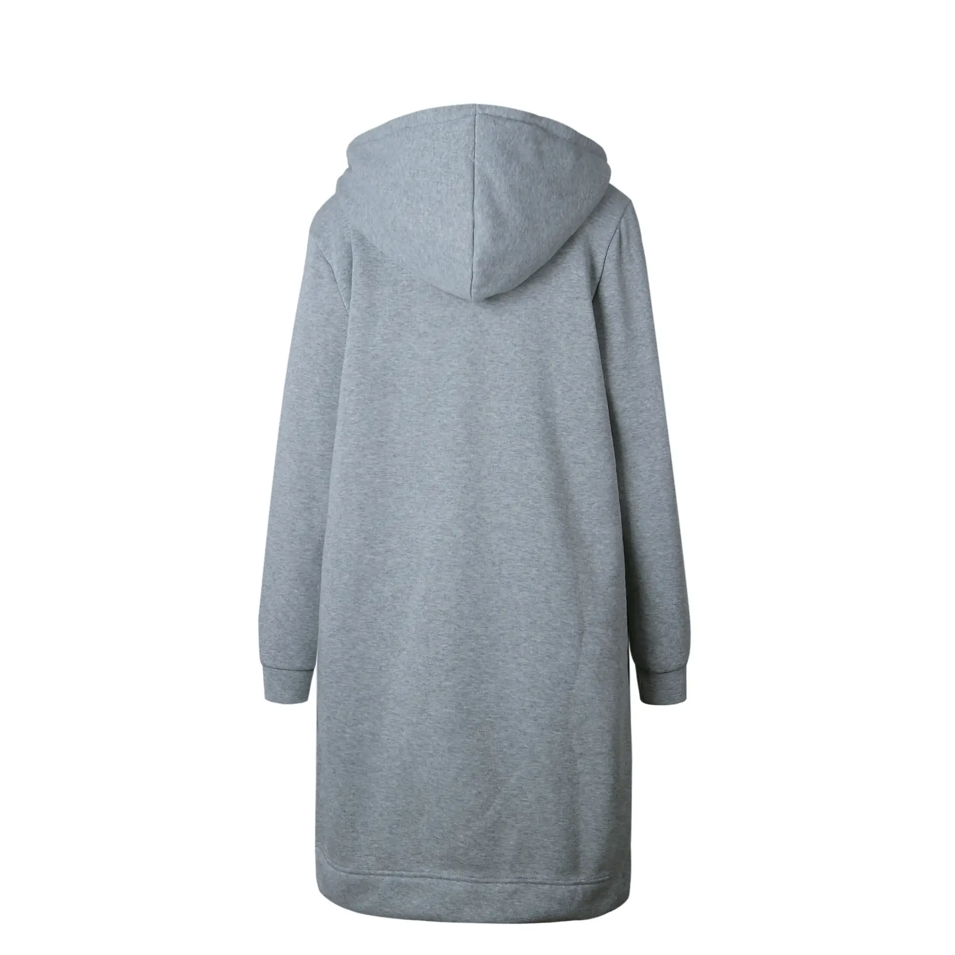 Women Winter Hooded Hoodie Navy Blue Long Sleeve — feature 22