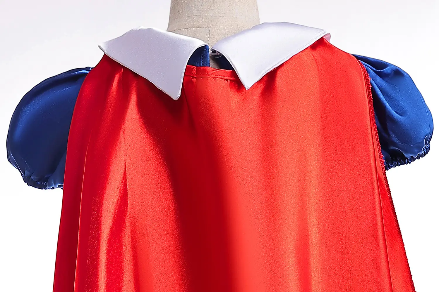 Snow White Snowman Dress with Red Shawl Tutu for Girls — feature 17