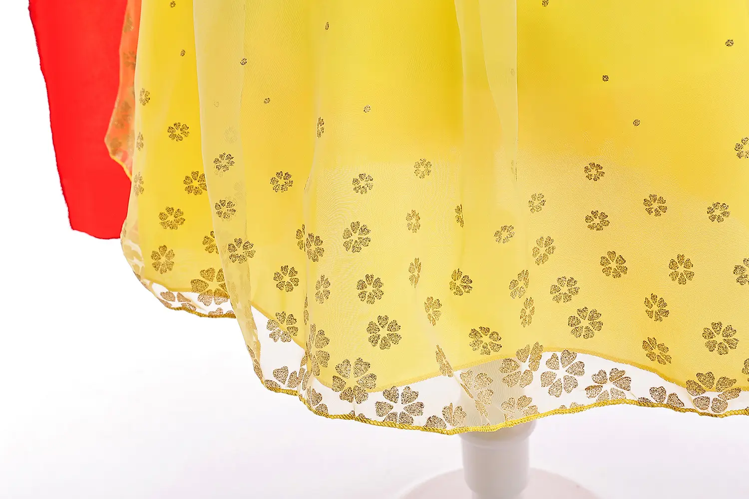 Snow White Snowman Dress with Red Shawl Tutu for Girls — feature 18