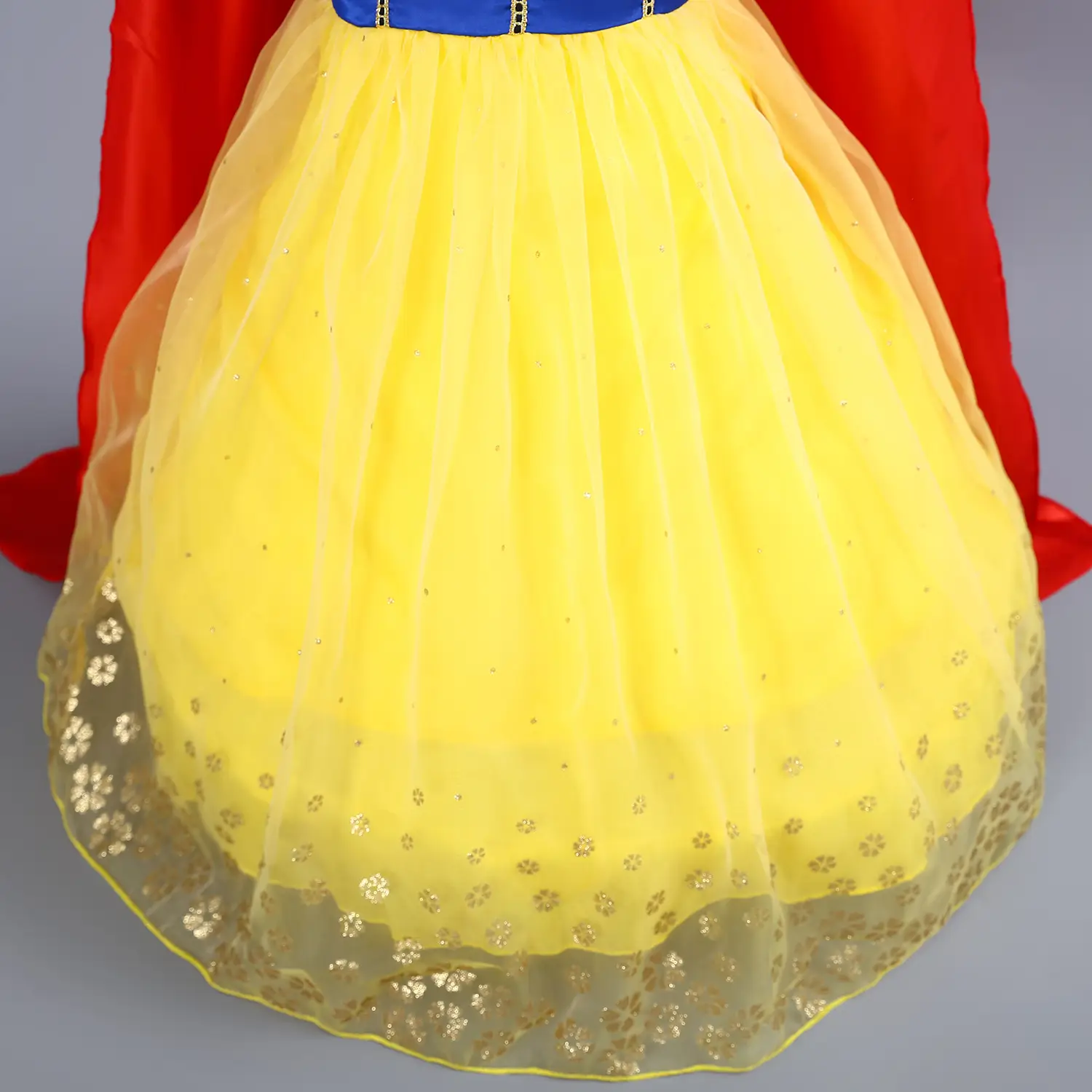 Snow White Snowman Dress with Red Shawl Tutu for Girls — feature 22