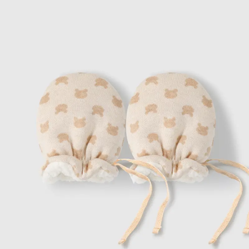 Newborn Warm Velvet Gloves for Baby Autumn Winter - Image 2