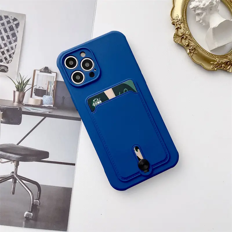 Light Blue iPhone 17 Pro Max Card Holder Case — feature 3