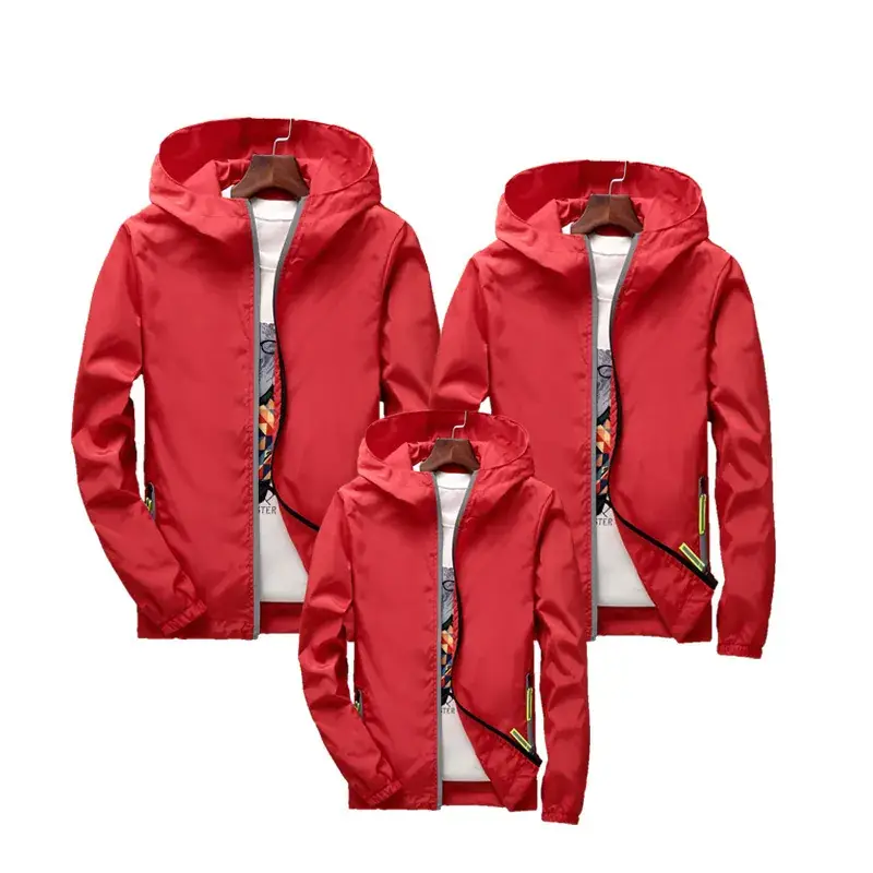 Men's White Reflective Zipper Hoodie Set Large