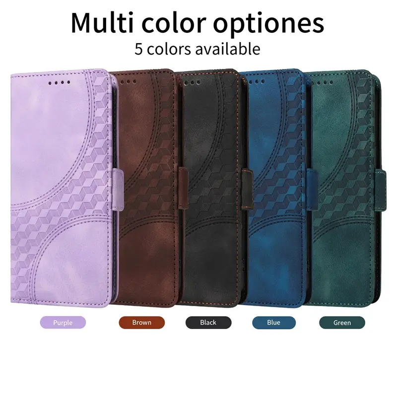 Green Leather iPhone Phone Case with Card Holder Stand - Image 7
