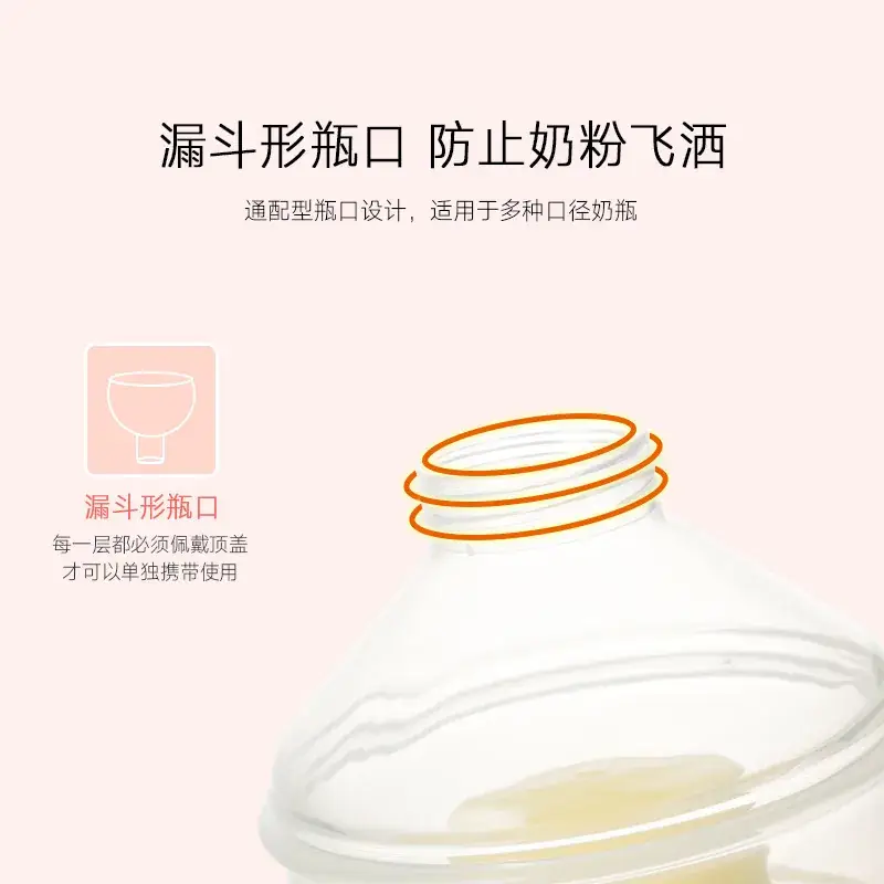 Three Layer Portable Baby Milk Powder Box - Image 6