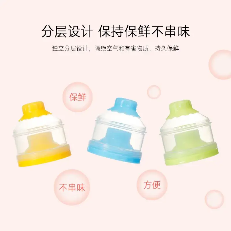 Three Layer Portable Baby Milk Powder Box - Image 8