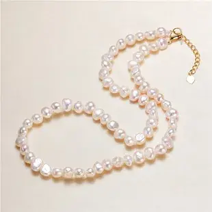 8-9mm Double Sided Light Pearl Necklace Wholesale — feature 23