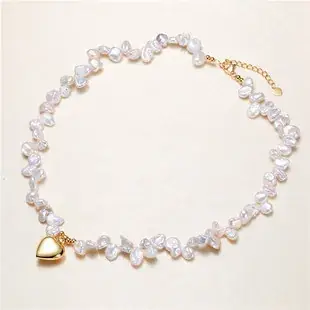 8-9mm Double Sided Light Pearl Necklace Wholesale — feature 7