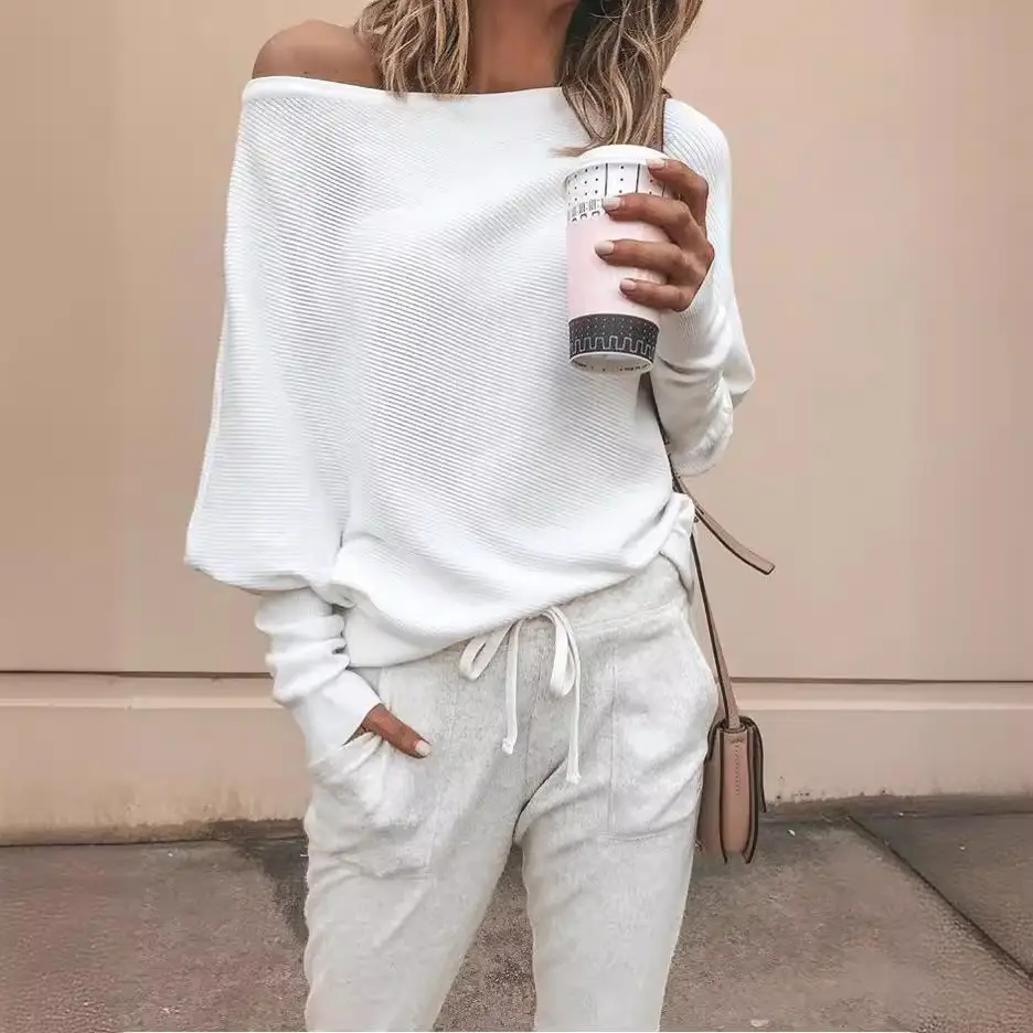Women's Off-Shoulder T-Shirt Jacket Brown Low Waist Short Pants Set - Image 10