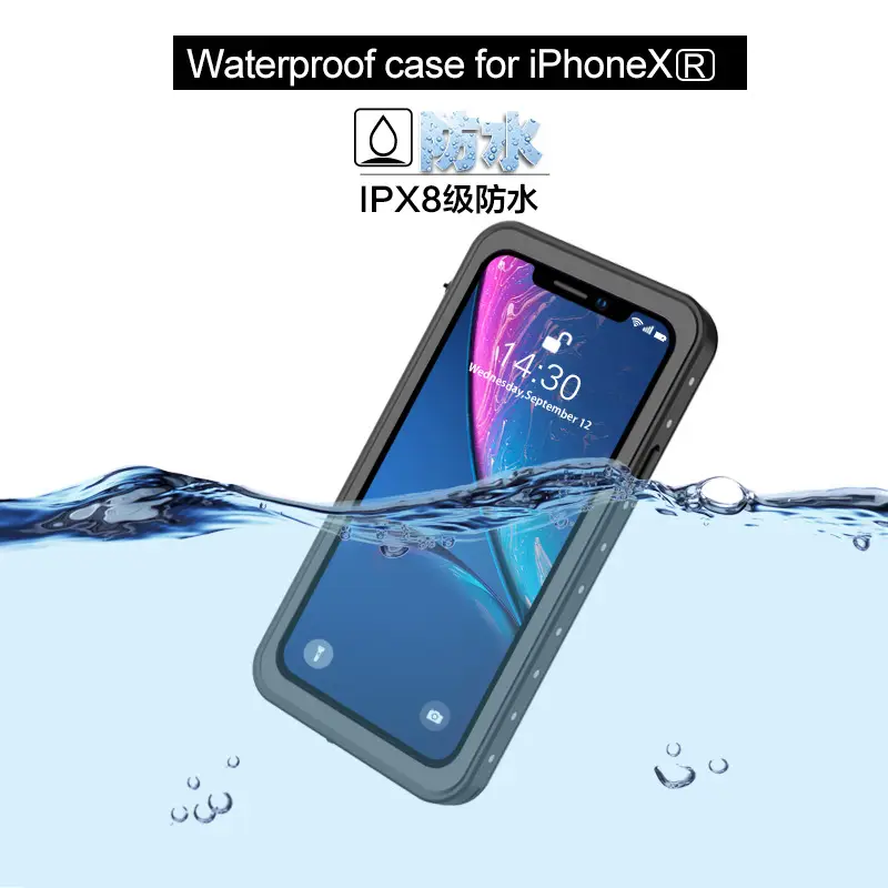 Waterproof iPhone Xr Mobile Case Anti-Fall Swimming Diving Cover - Image 6