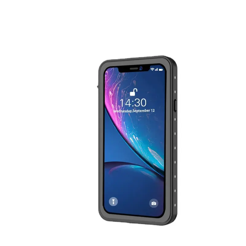 Waterproof iPhone Xr Mobile Case Anti-Fall Swimming Diving Cover - Image 7