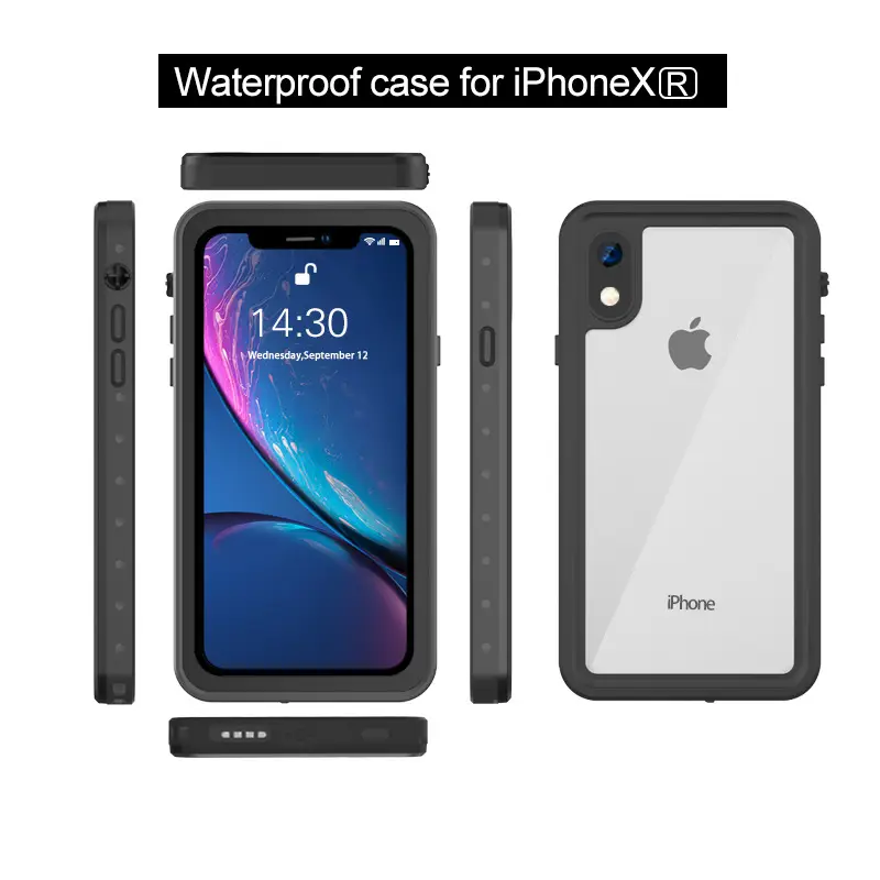 Waterproof iPhone Xr Mobile Case Anti-Fall Swimming Diving Cover - Image 2