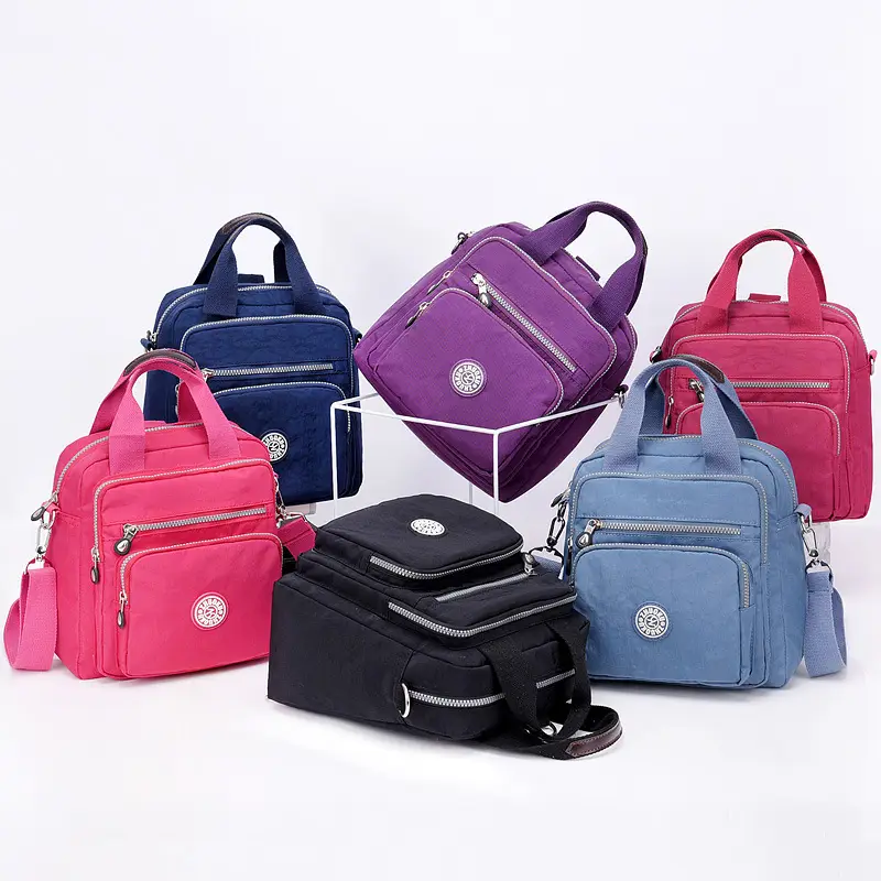 Women Korean Style Nylon Backpacks Multi Color Travel Crossbody - Image 9