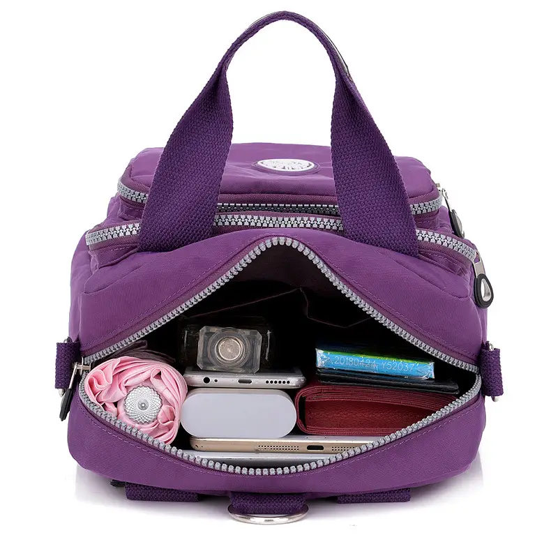Women Korean Style Nylon Backpacks Multi Color Travel Crossbody - Image 10