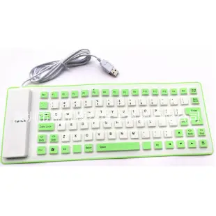 Silent Keyboard 85 Keys Waterproof and Dustproof Soft Keyboard Neutral Two-Color Internet Cafe Cute USB Silicone Keyboard 85 Keys — feature 11