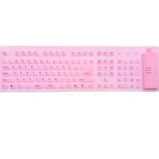 Silent Keyboard 85 Keys Waterproof and Dustproof Soft Keyboard Neutral Two-Color Internet Cafe Cute USB Silicone Keyboard 85 Keys — feature 7