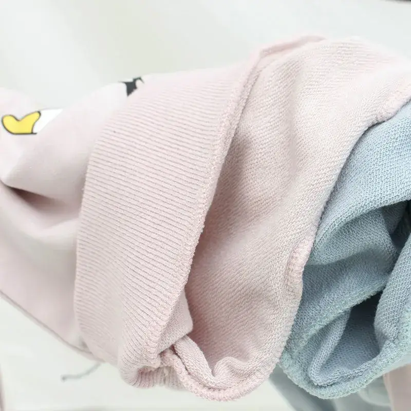 Kids Pink Duckling Printed Crew Neck Sweater - Image 5