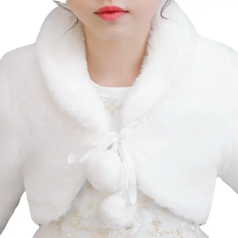 Girls Woolen Princess Coat Autumn Winter Warm Outerwear - Image 6