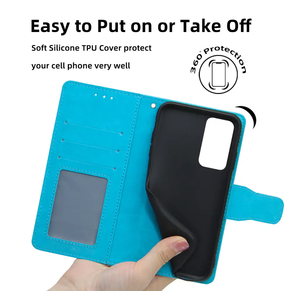 Magnetic Phone Case Blue Creative Protective Case - Image 8
