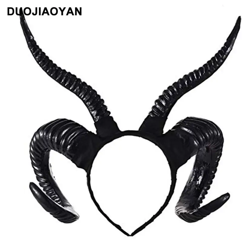 Exaggerated Antler Headband Black Wholesale - Image 13