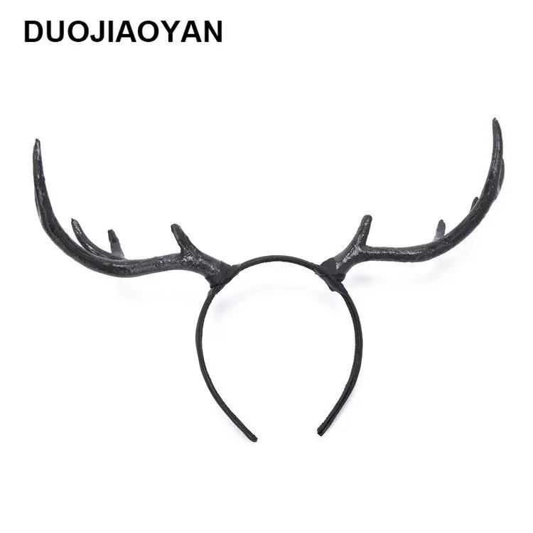 Exaggerated Antler Headband Black Wholesale - Image 14