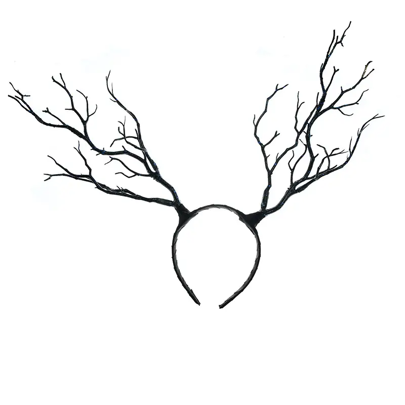 Exaggerated Antler Headband Black Wholesale - Image 15