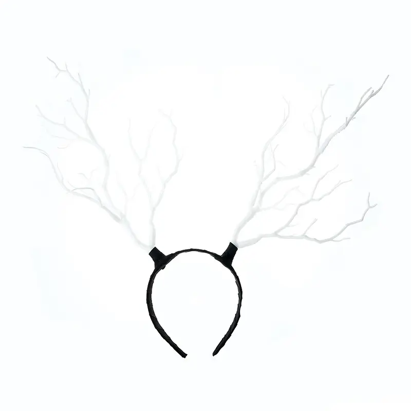 Exaggerated Antler Headband Black Wholesale - Image 17