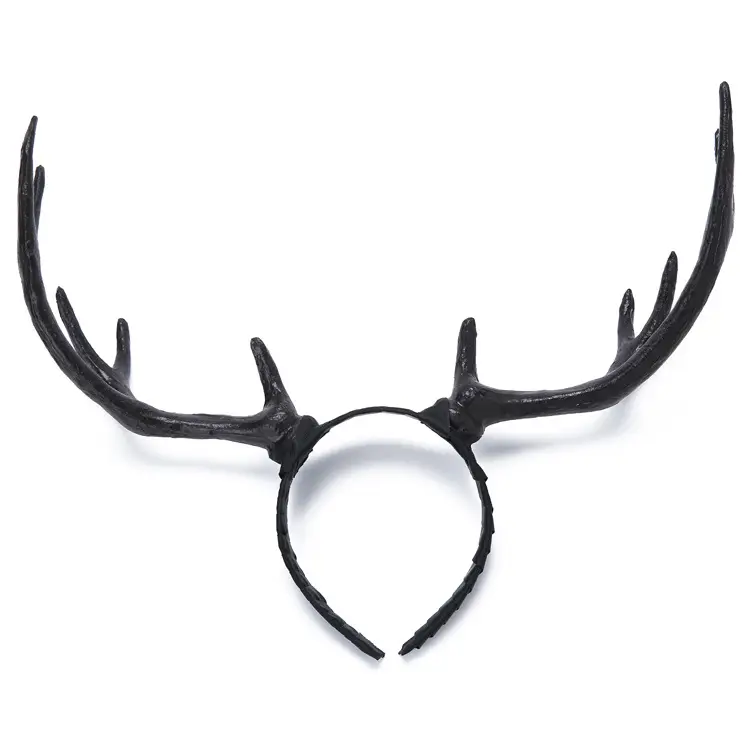 Exaggerated Antler Headband Black Wholesale - Image 5