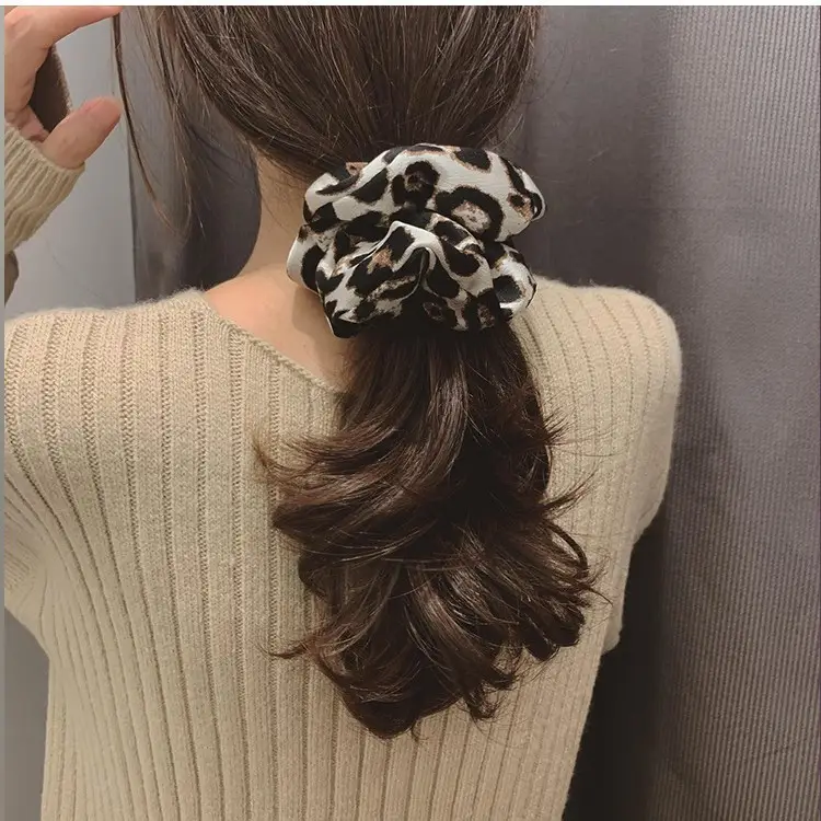 Leopard Print K-Style Hair Ring for Women - Image 11