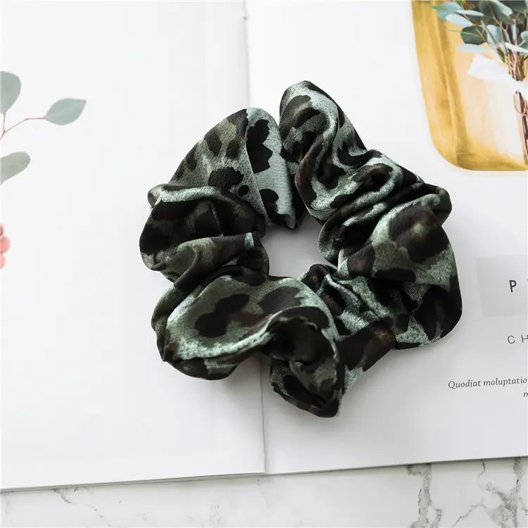 Leopard Print K-Style Hair Ring for Women - Image 2