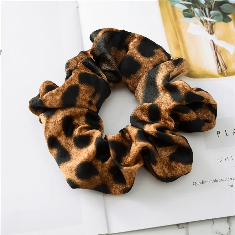 Leopard Print K-Style Hair Ring for Women - Image 3