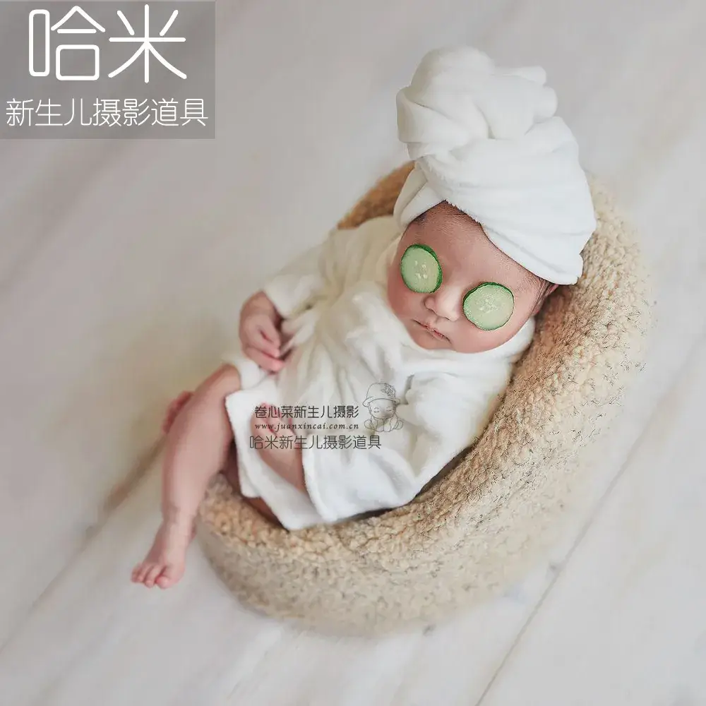 Newborn Full Month Photo Bathrobe Sleepwear Special - Image 4