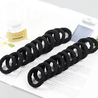 20 Pcs High Elastic Jacquard Hair Towel Rings - Image 6