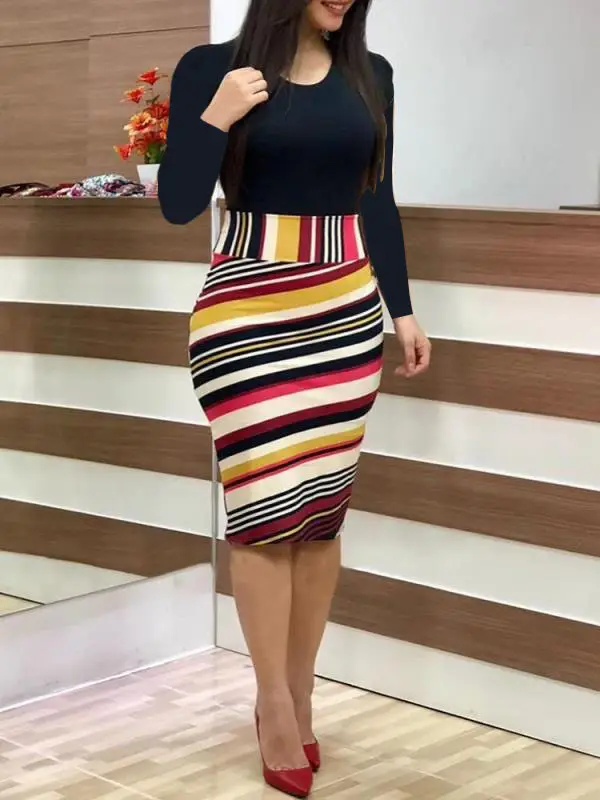 Plus Size Floral Hip Dress Teal Red Rose 2025 - Image 11