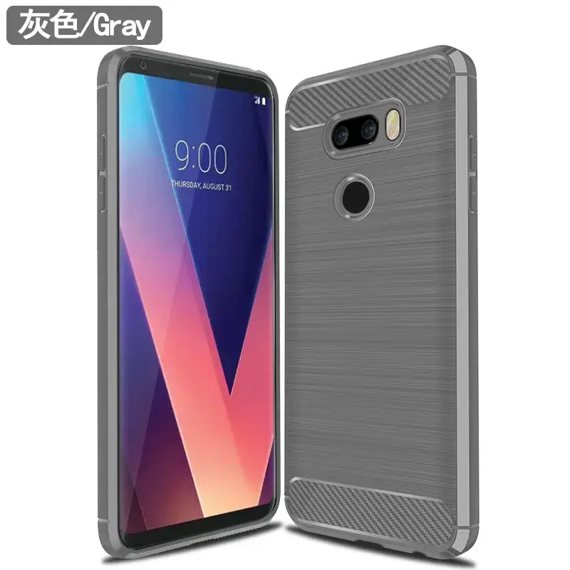 Black Carbon Fiber Anti-Drop Phone Case