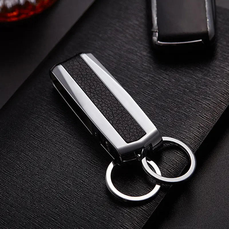 Men's Metal Keychain Belt with Car Key & 3 Keys