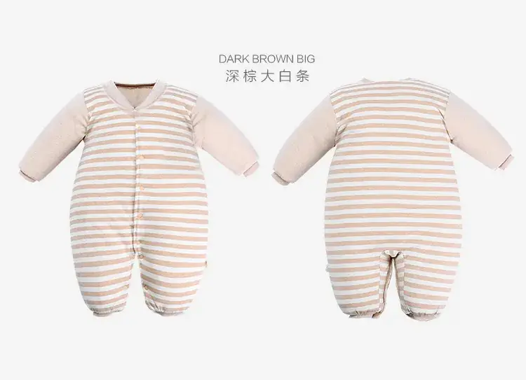 Baby's Striped Cotton Padded Jacket Winter Climbing Wear — feature 12