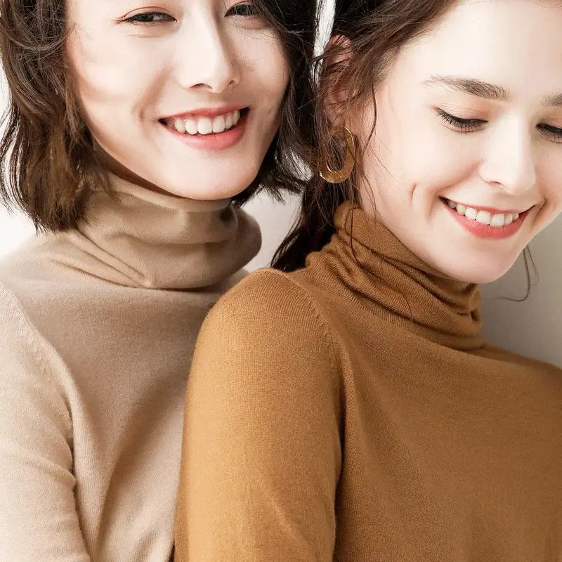 Wool Turtleneck Pullover Women Winter Warmth - Image 10