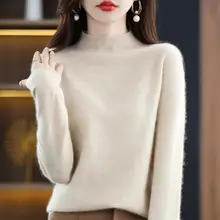 Wool Turtleneck Pullover Women Winter Warmth — feature 18
