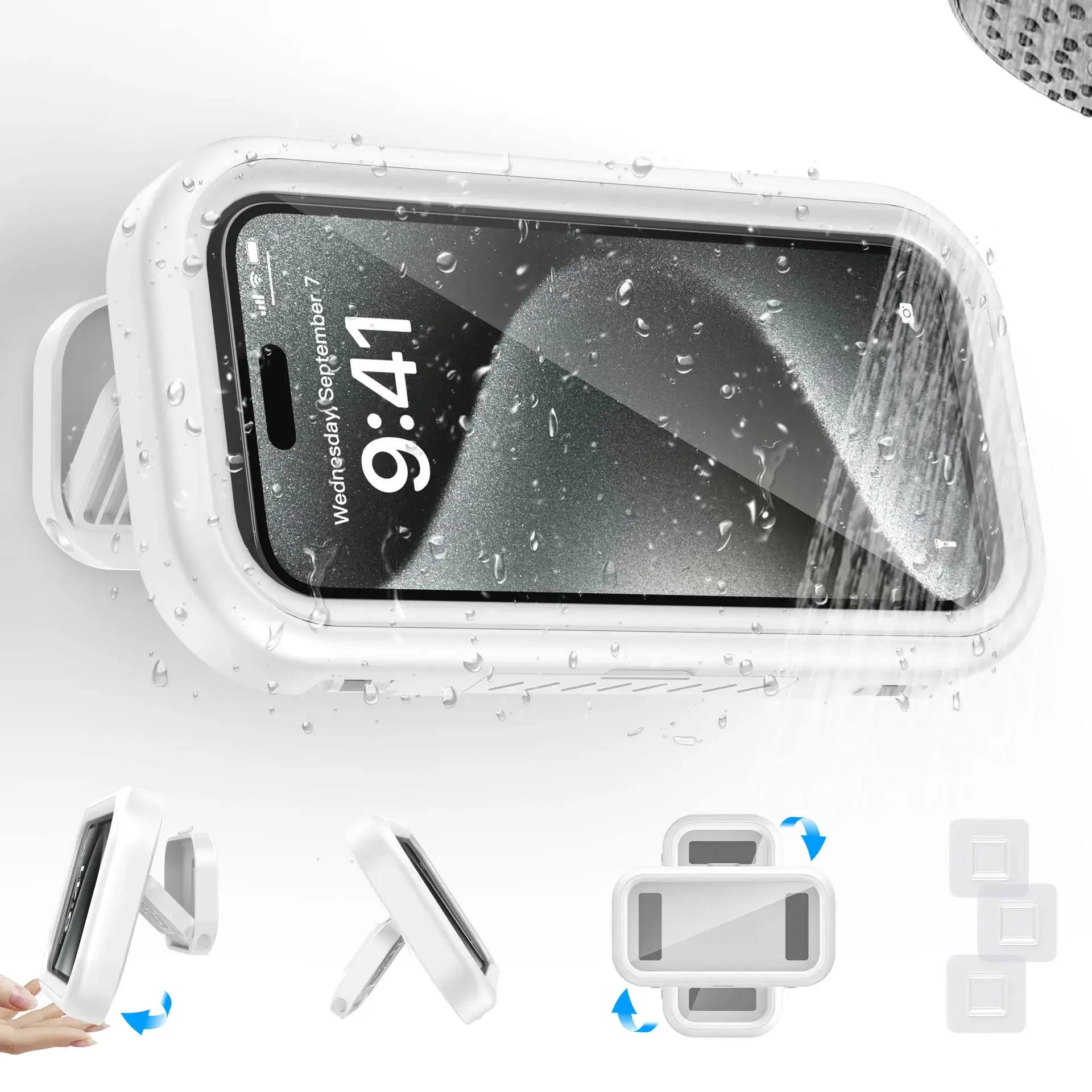 Waterproof Phone Bracket with Touch Screen & Rotatable Design