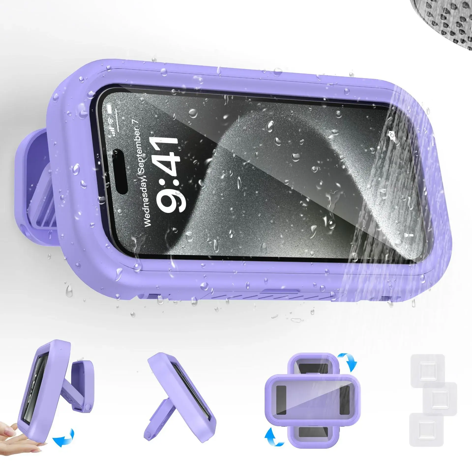Waterproof Phone Bracket with Touch Screen & Rotatable Design
