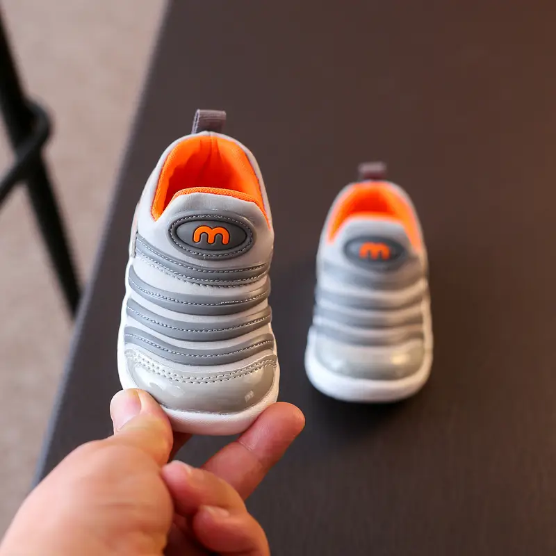 Pink Soft Baby Caterpillar Shoes for Boys Girls