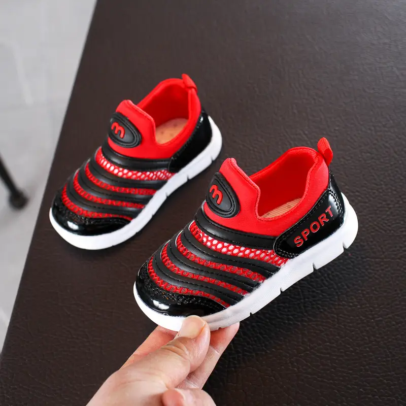 Pink Soft Baby Caterpillar Shoes for Boys Girls