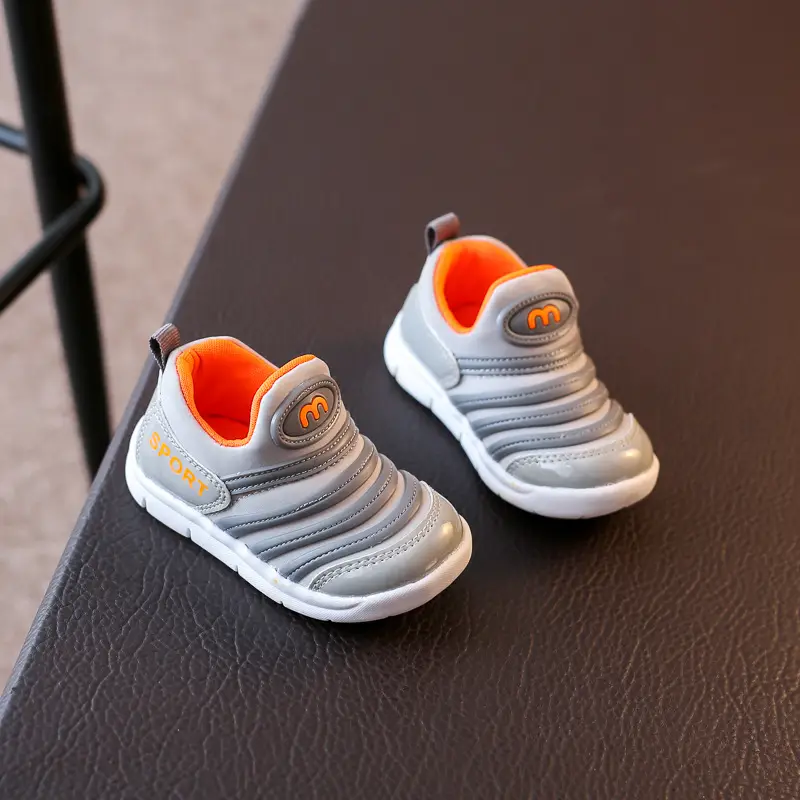 Pink Soft Baby Caterpillar Shoes for Boys Girls