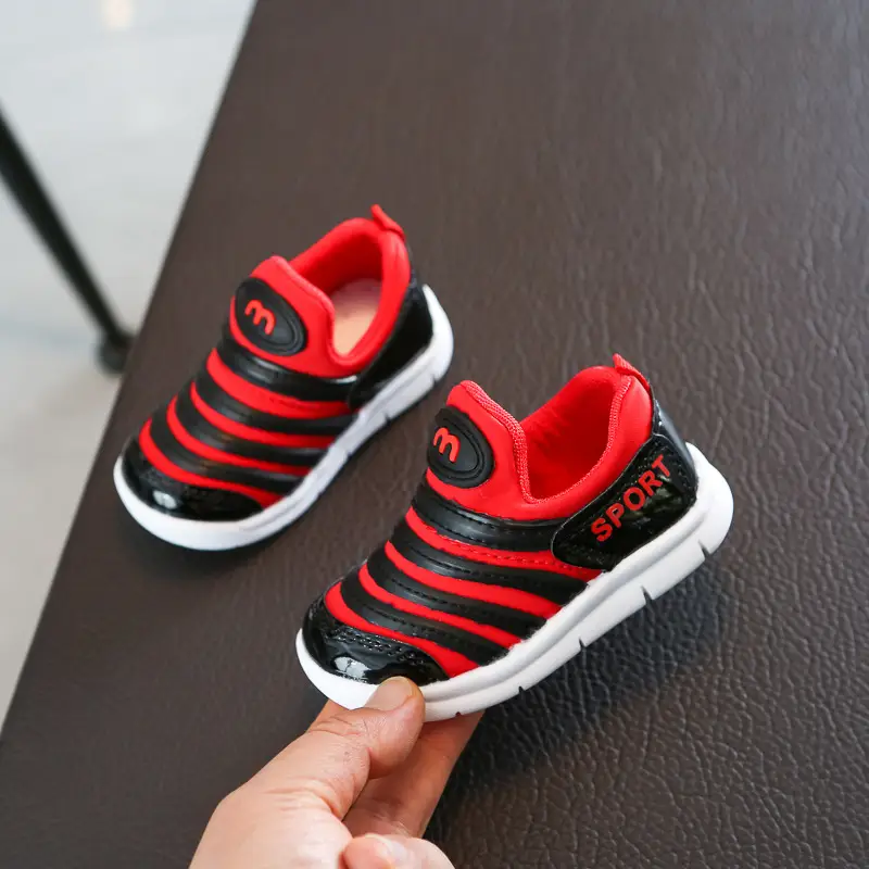 Pink Soft Baby Caterpillar Shoes for Boys Girls