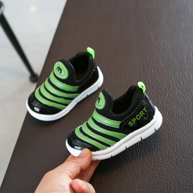 Pink Soft Baby Caterpillar Shoes for Boys Girls