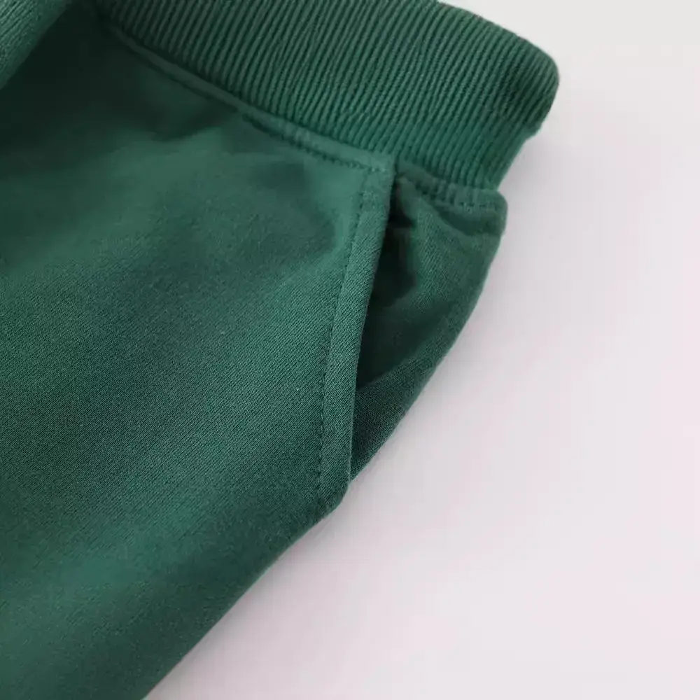 Boys Knitted Trousers Green Cartoon Sweater Autumn Wear - Image 3